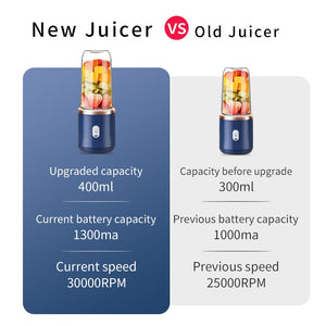 Portable Electric Juicer 6 Blades