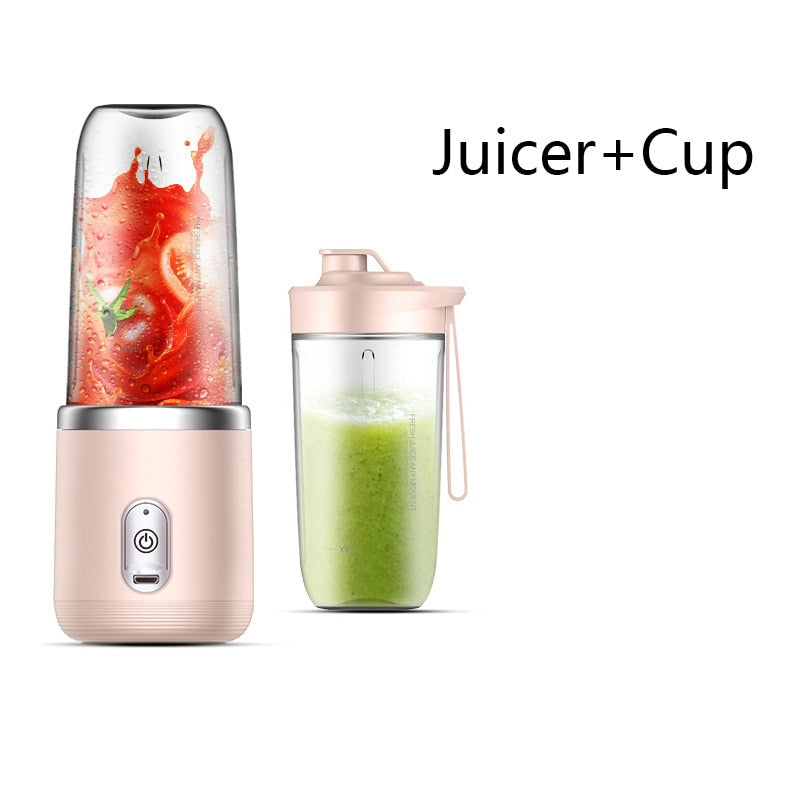 Portable Electric Juicer 6 Blades