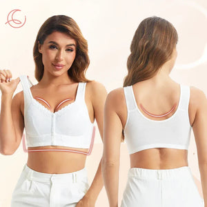 Moona Bra Front Closure Breathable And Posture Corrector Bras For Seniors