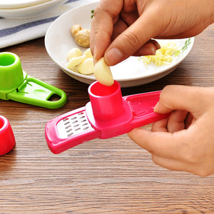 Multifunction Ginger Garlic Grinding Grater Planer Slicer Mini Cutter Cooking Tool